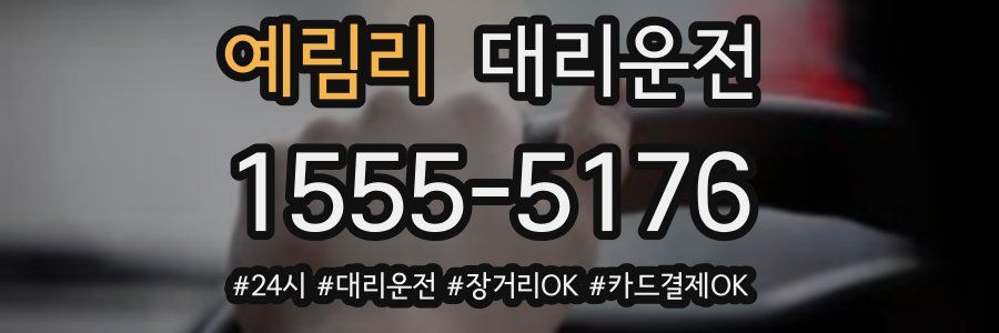 예림리 대리운전