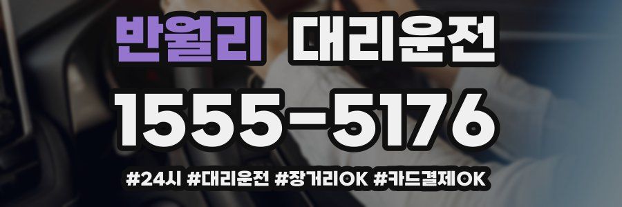 반월리 대리운전