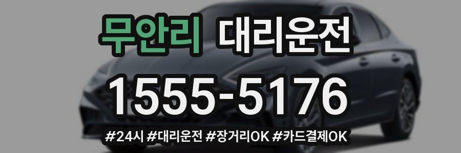 무안리 대리운전