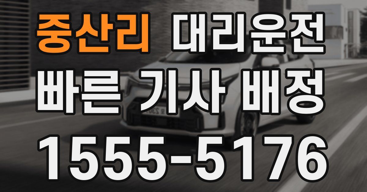 일일대리기사