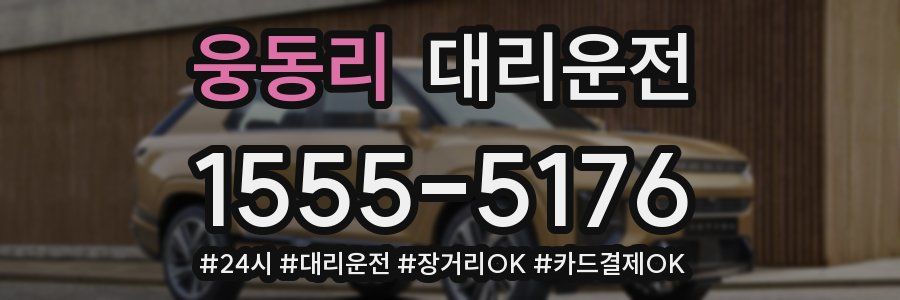 웅동리 대리운전