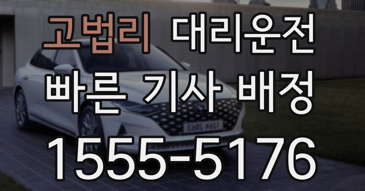 일일대리기사