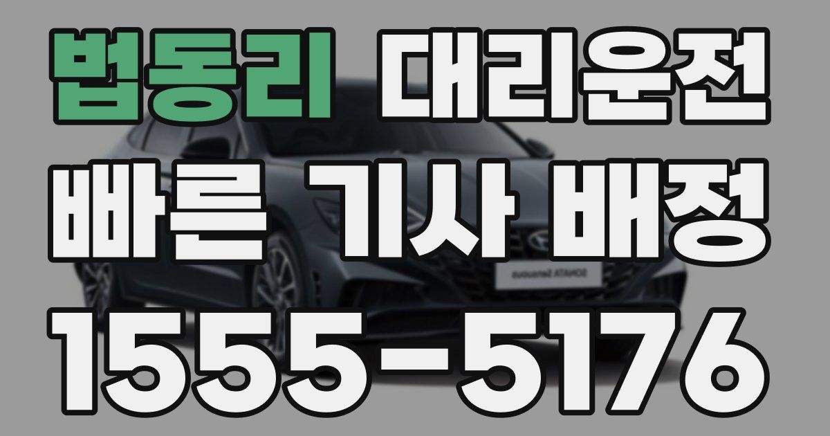 일일대리기사