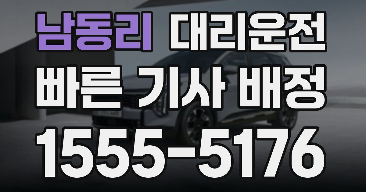 일일대리기사