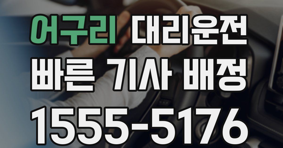 일일대리기사