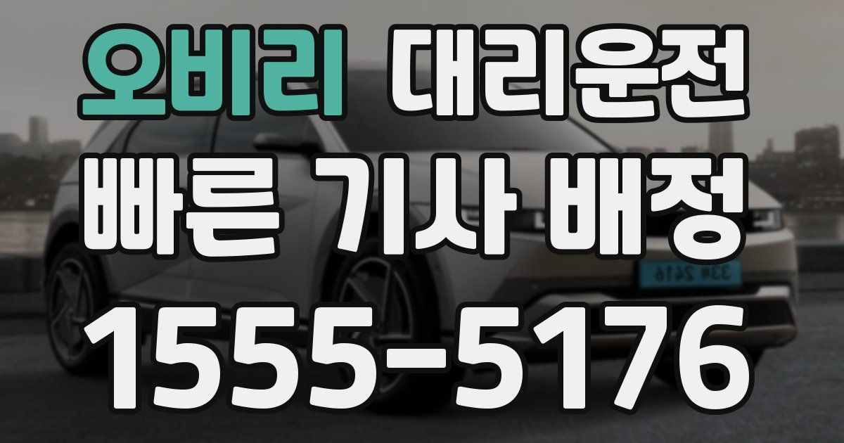일일대리기사