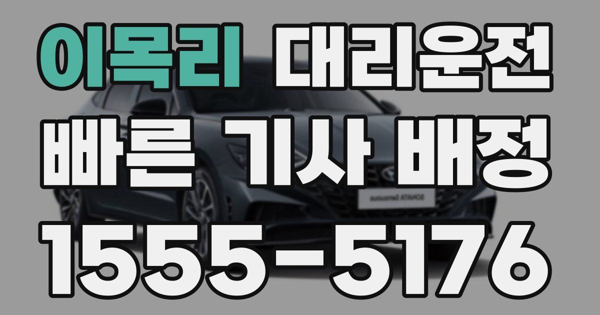 일일대리기사