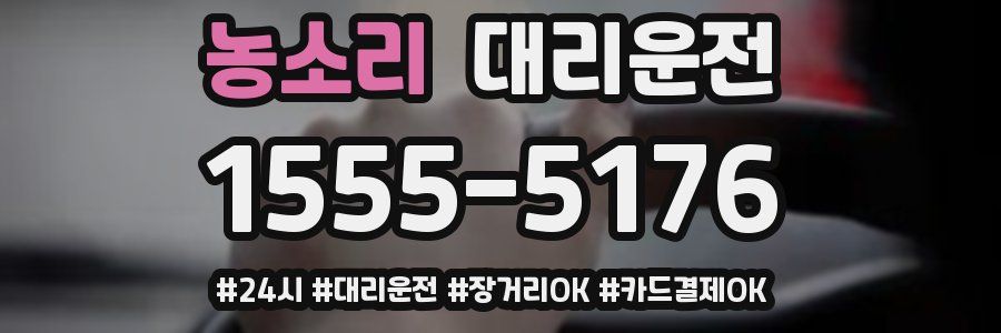 농소리 대리운전