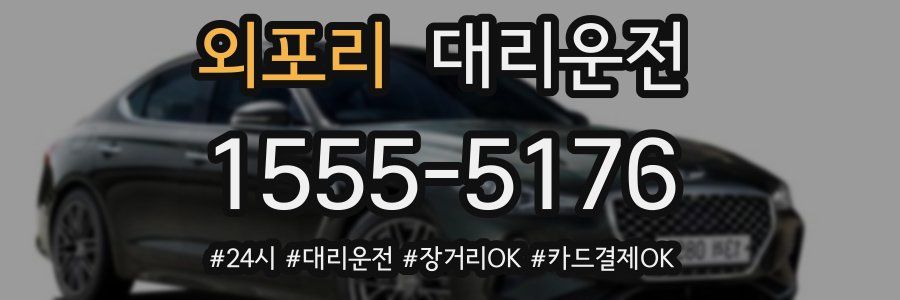 외포리 대리운전