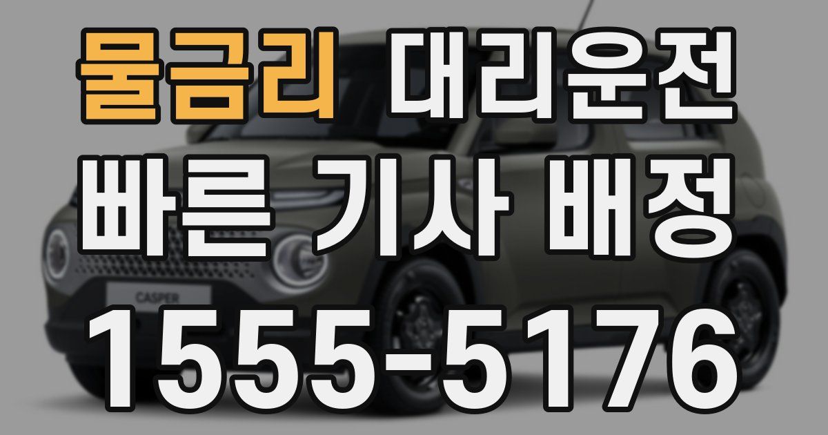 일일대리기사