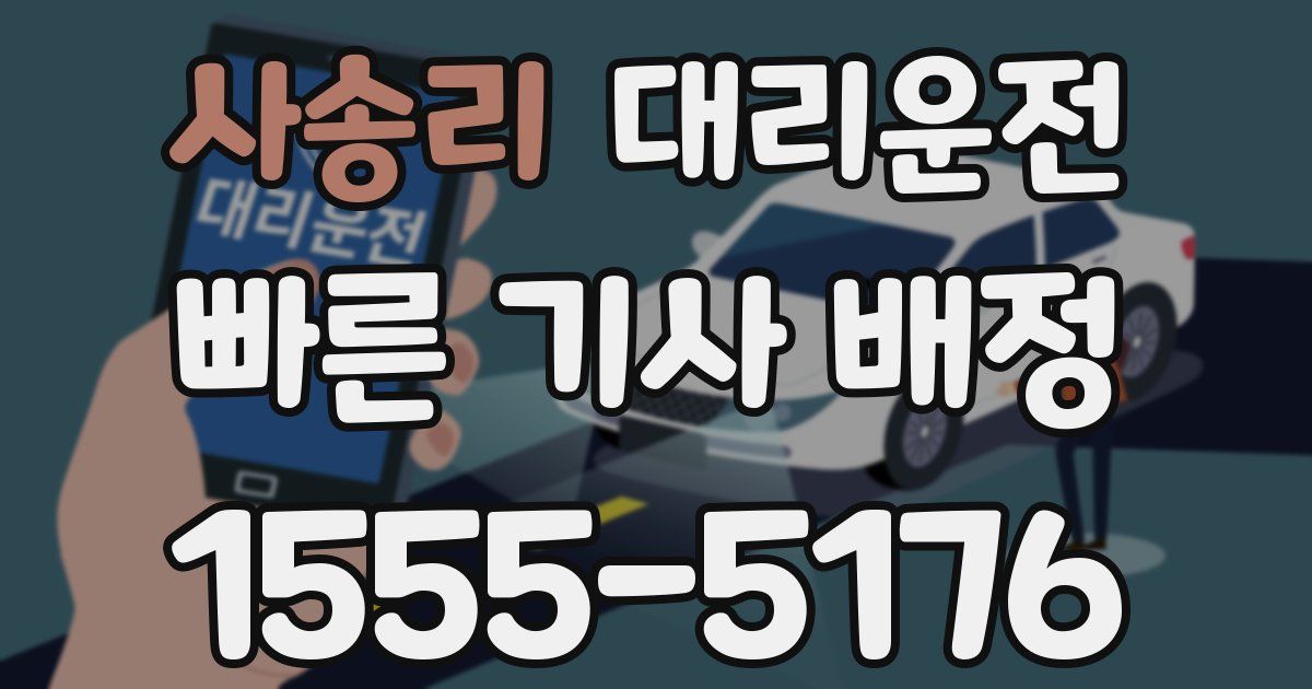 일일대리기사
