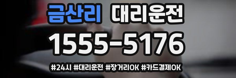 금산리 대리운전