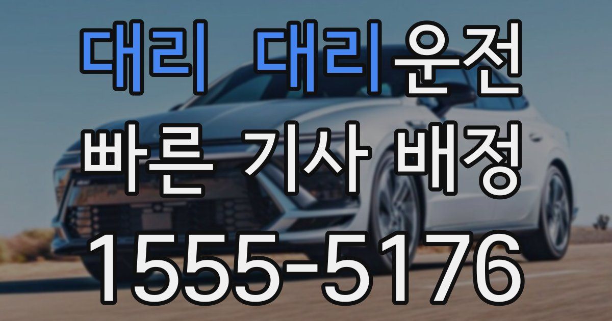 일일대리기사