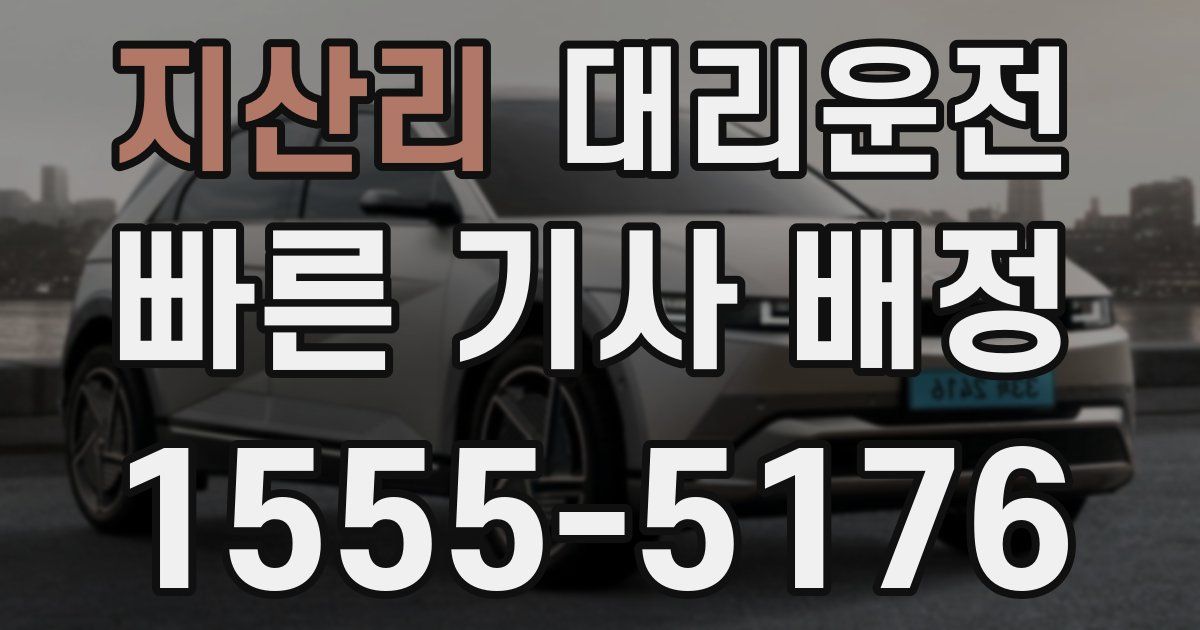 일일대리기사