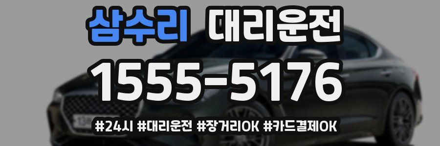 삼수리 대리운전