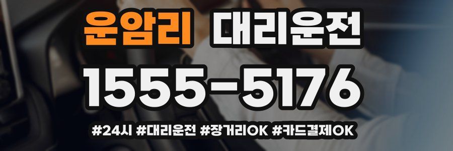 운암리 대리운전