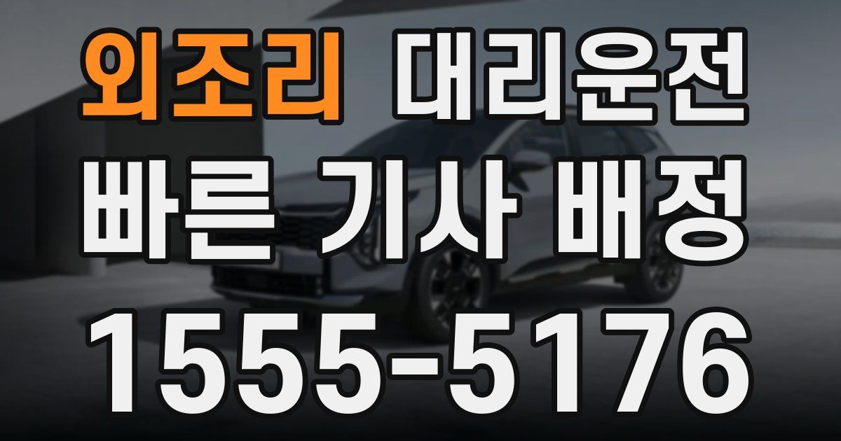 일일대리기사