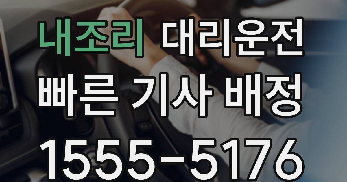 일일대리기사