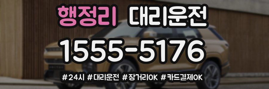 행정리 대리운전