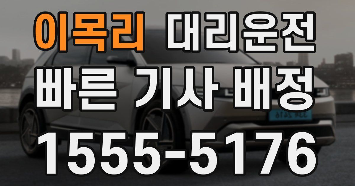 일일대리기사