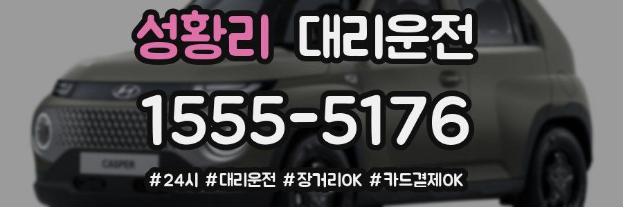 성황리 대리운전