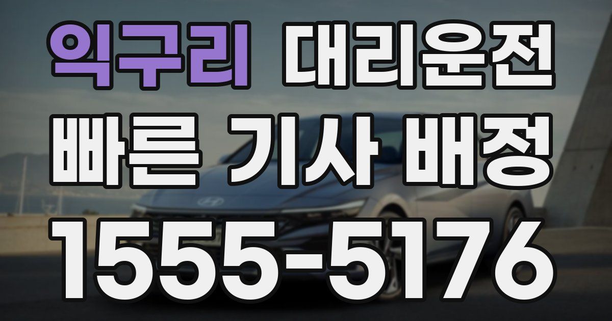 일일대리기사
