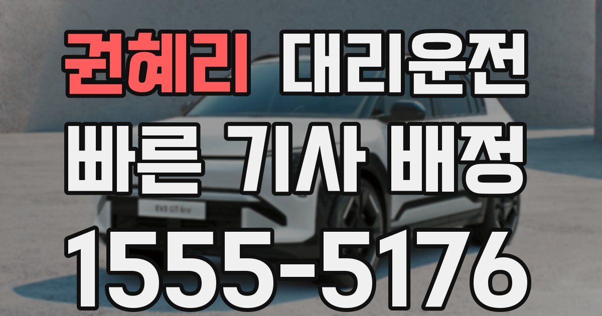 일일대리기사