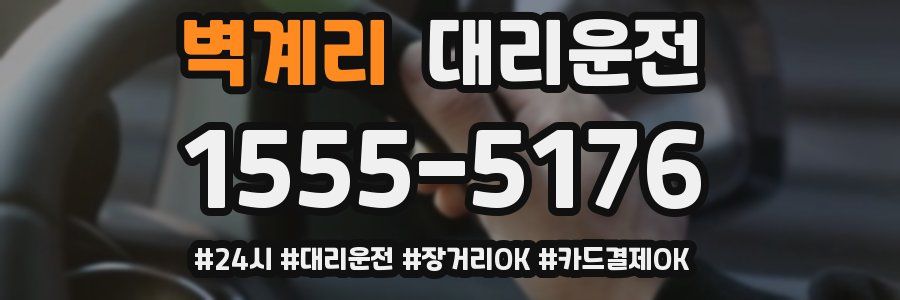벽계리 대리운전