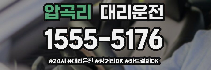 압곡리 대리운전