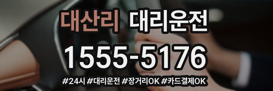 대산리 대리운전