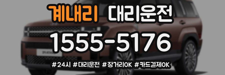 계내리 대리운전