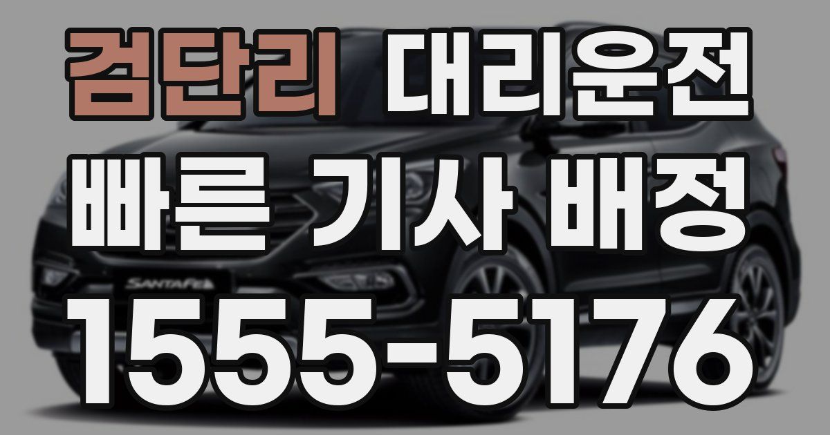 일일대리기사