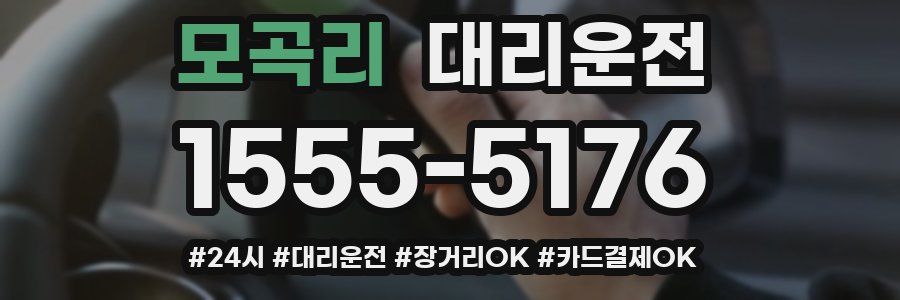모곡리 대리운전