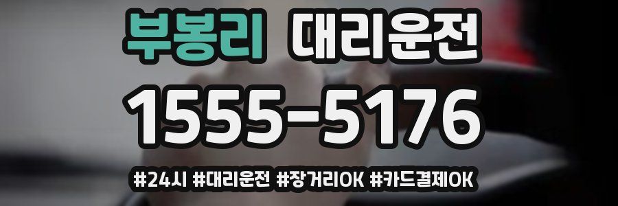 부봉리 대리운전