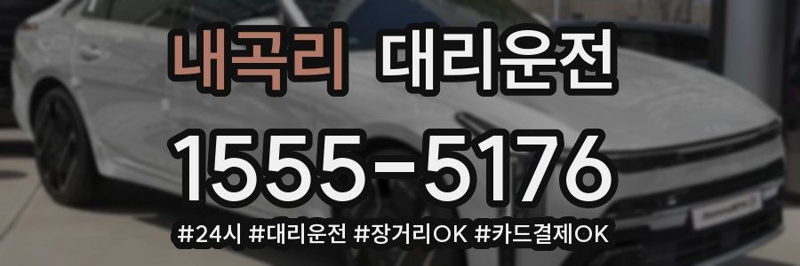 내곡리 대리운전