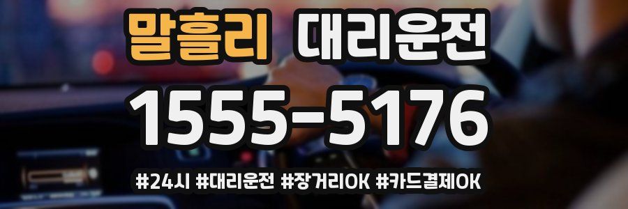 말흘리 대리운전