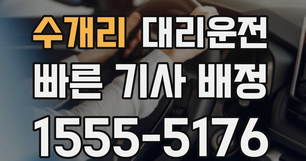 일일대리기사