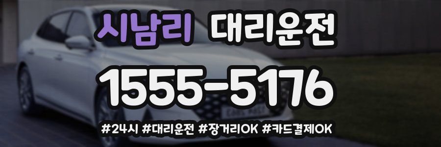 시남리 대리운전