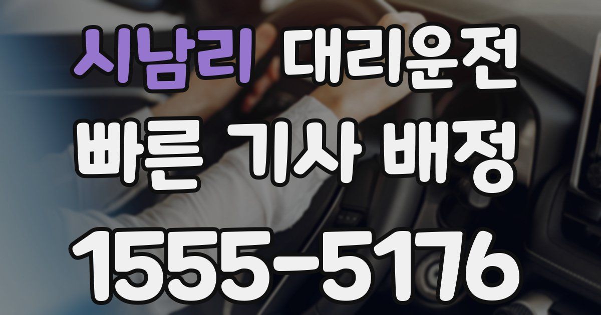 일일대리기사