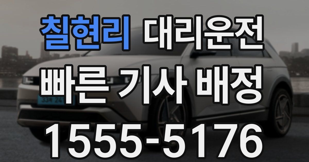 일일대리기사