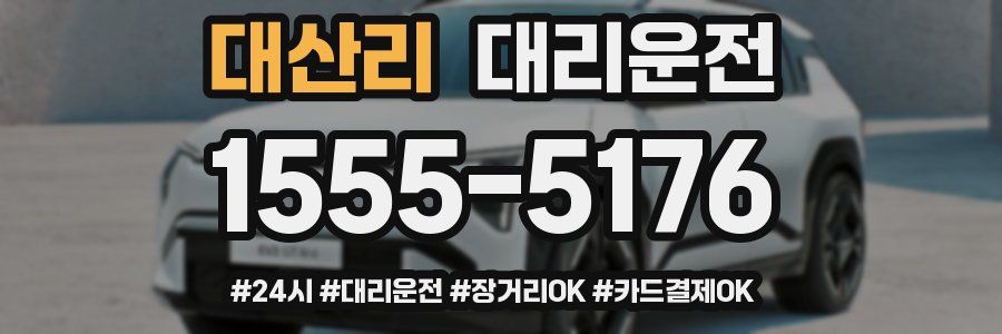 대산리 대리운전