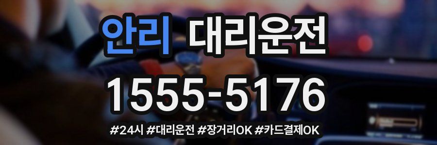 안리 대리운전
