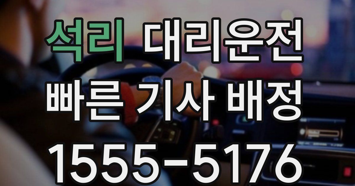 일일대리기사