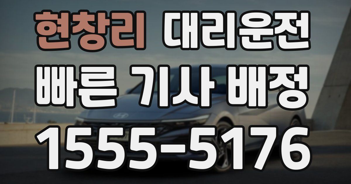 일일대리기사