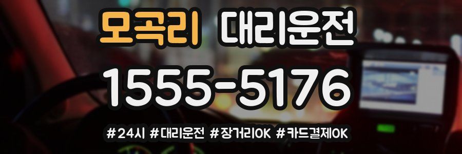 모곡리 대리운전