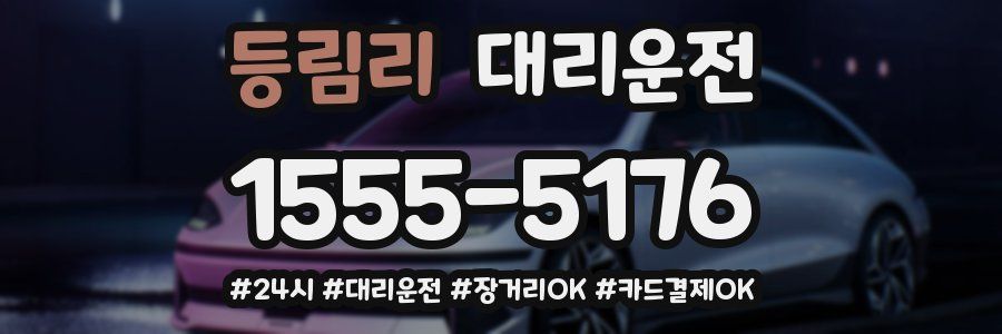 등림리 대리운전