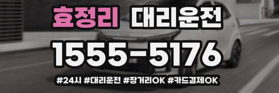 효정리 대리운전