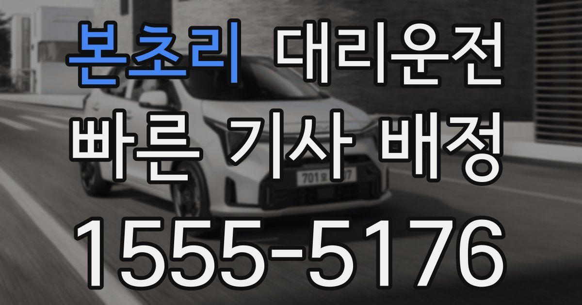 일일대리기사