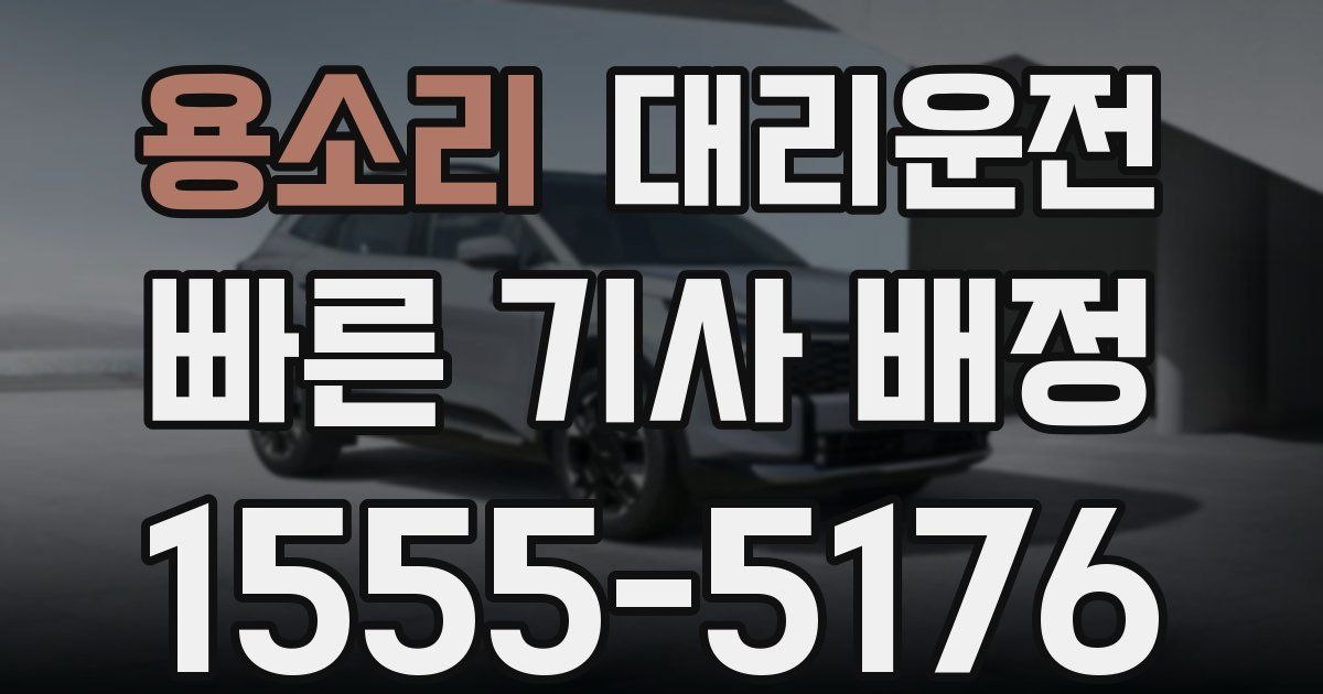 일일대리기사