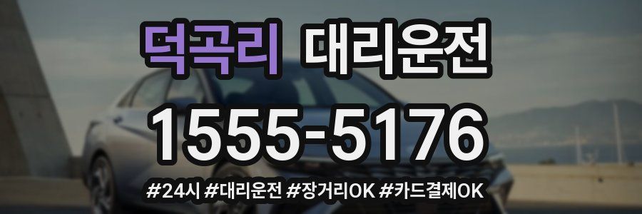 덕곡리 대리운전